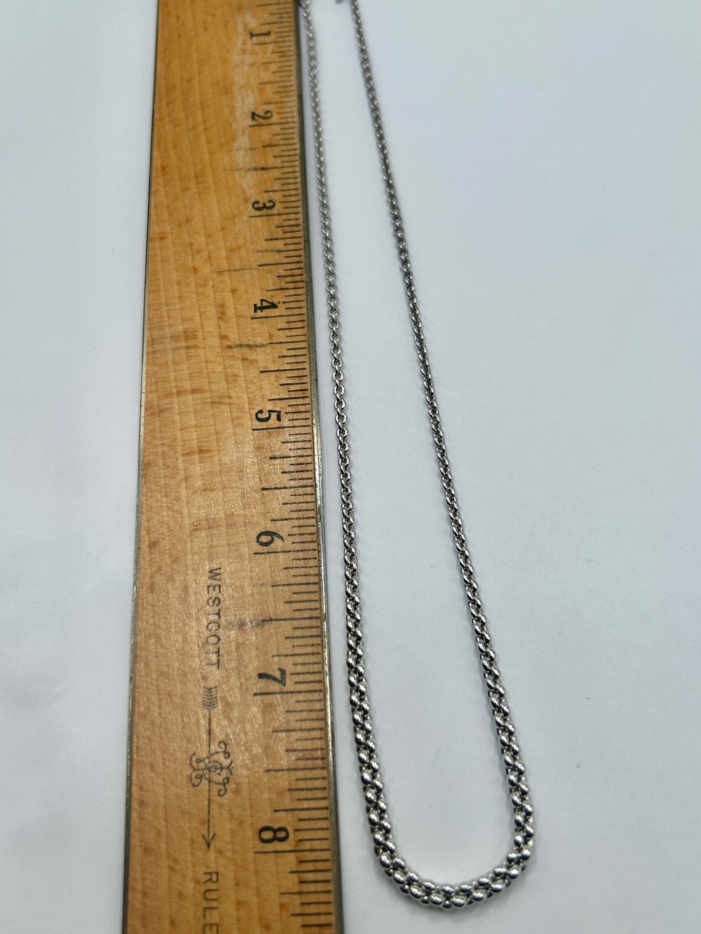 Monet Silver-Tone Double Beaded Chain Necklace - Women Jewelry - Picture 4 of 11